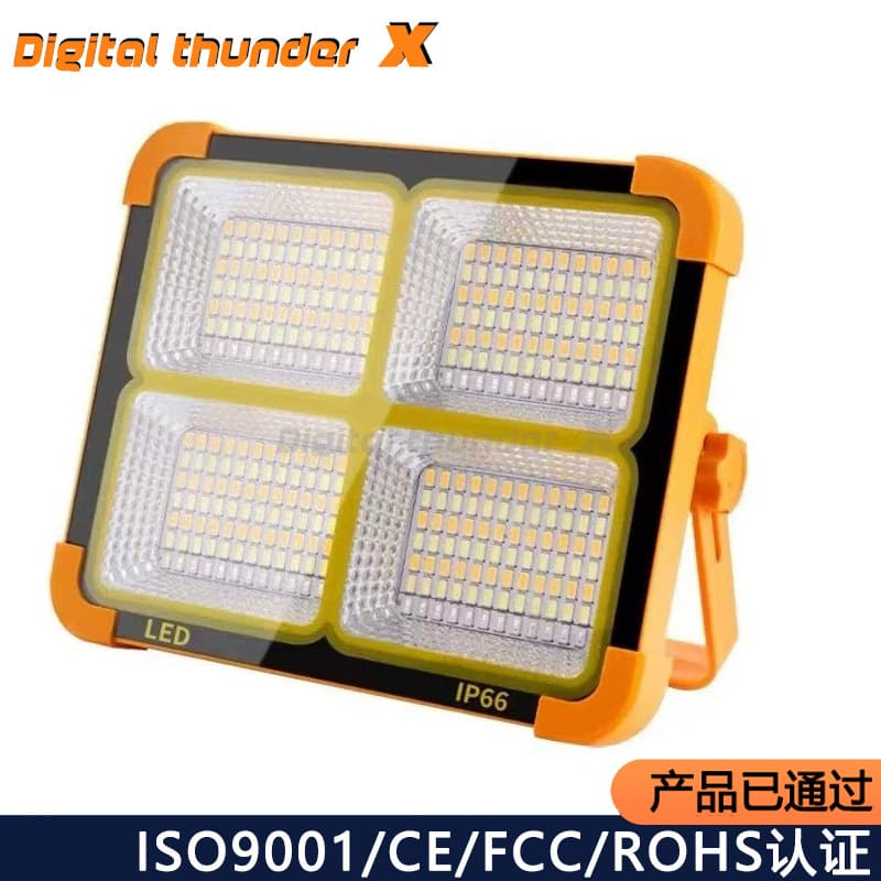Solar Emergency Light for Street Stalls, Night Market, Power Outage, Outdoor Camping, Long-Lasting Battery Lighting