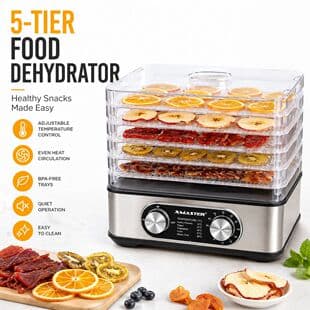 Fruit & Vegetable Dryer Home Food Dehydrator Air-Dryer Food Dryer Pet Snack Dehydrator