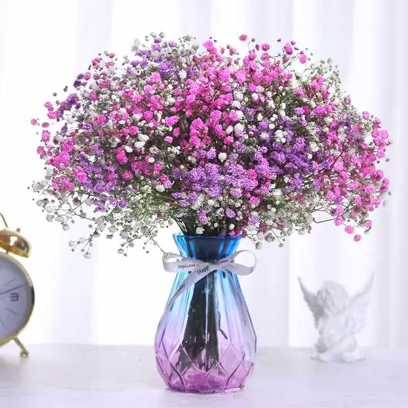 Gypsophila dried flower bouquet, living room decorations, fresh dried flowers, real flowers, decorative ornaments, packaging, gifting, wholesale, sold by the pound