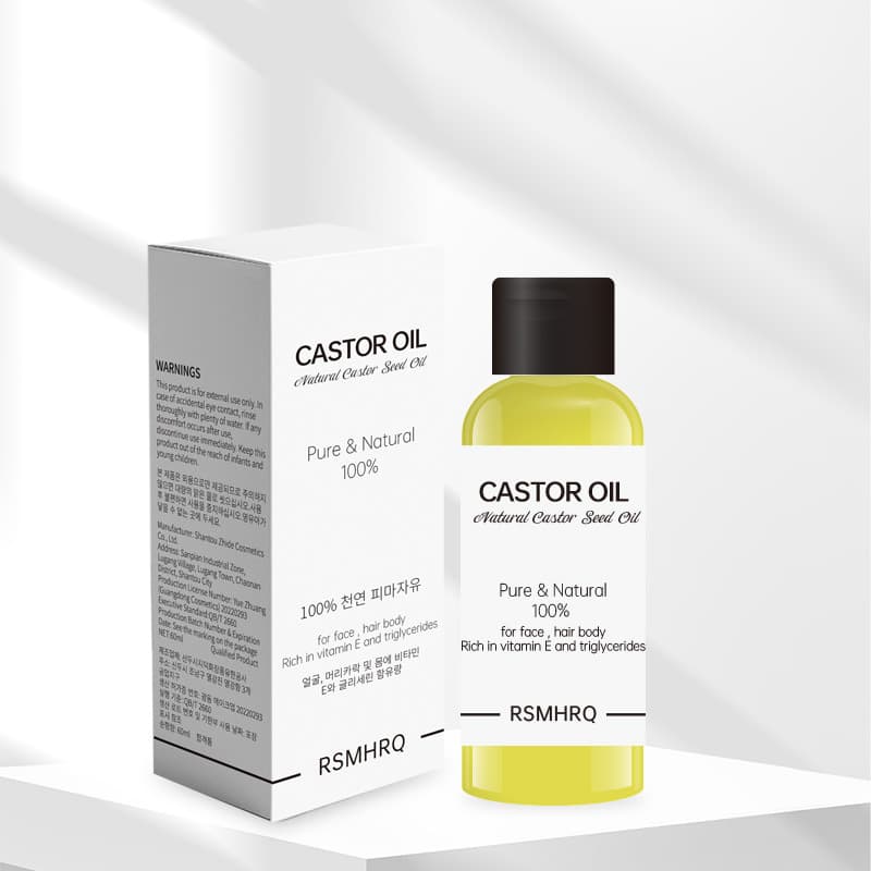 Cross-border TK Hot Selling CASTOR OIL Hair Care Essential Oil Body Massage Oil Facial Essence Oil In Stock