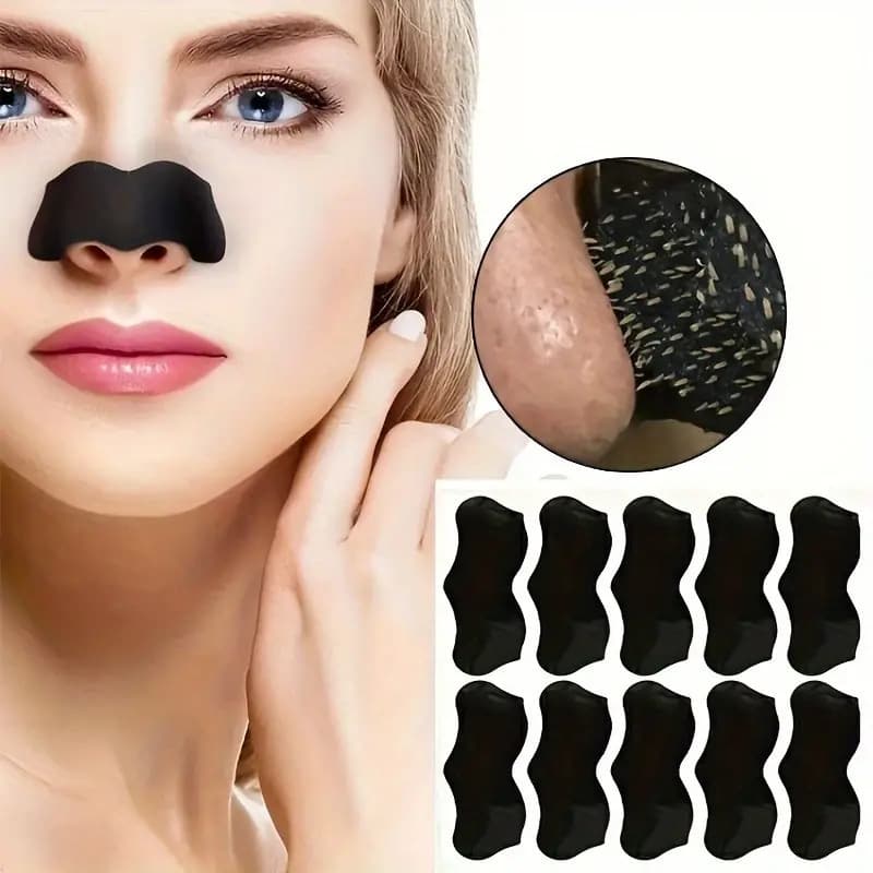 Bamboo Charcoal Blackhead Remover Nose Pore Strips Peel-Off Mask for Blackheads, Whiteheads, and Acne - Wholesale