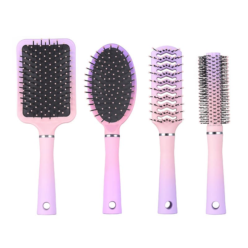 Cross-border Hair Styling Cushion Comb Set for Women, Home Use Massage Airbag Comb with Ribbed Curling Comb