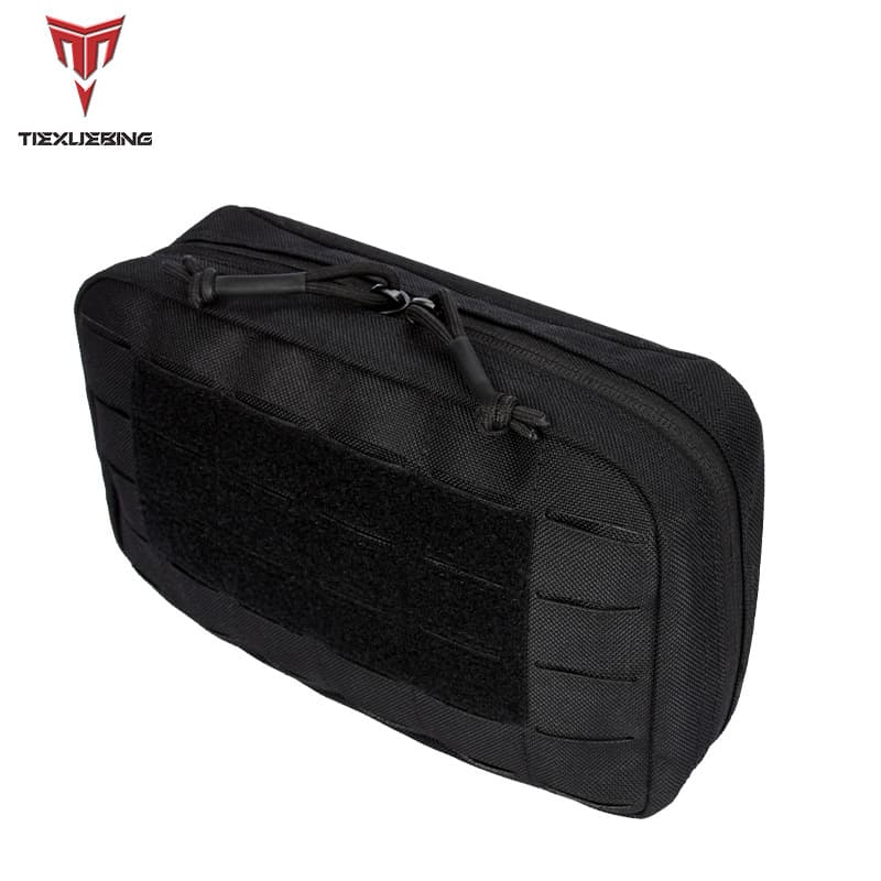 Laser cutting outdoor emergency medical bag multifunctional molle plug-in accessory storage waist bag tactical accessory bag