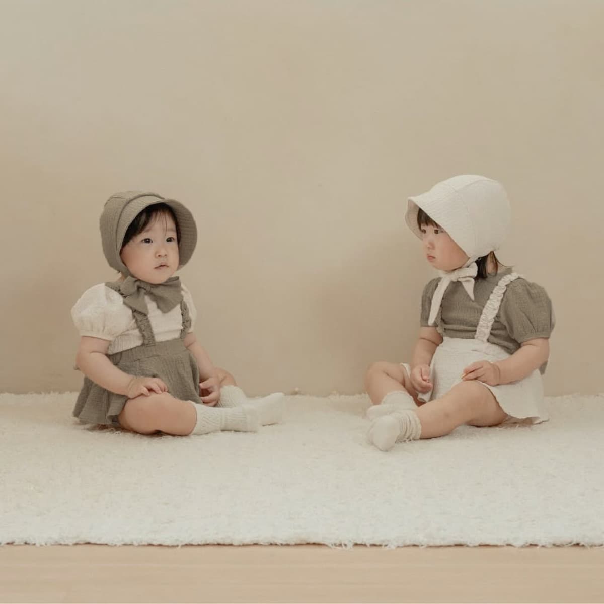 Newborn photo clothes for girls, jacquard bubble skirt, suspender bag, baby suspender jumpsuit, crawling suit
