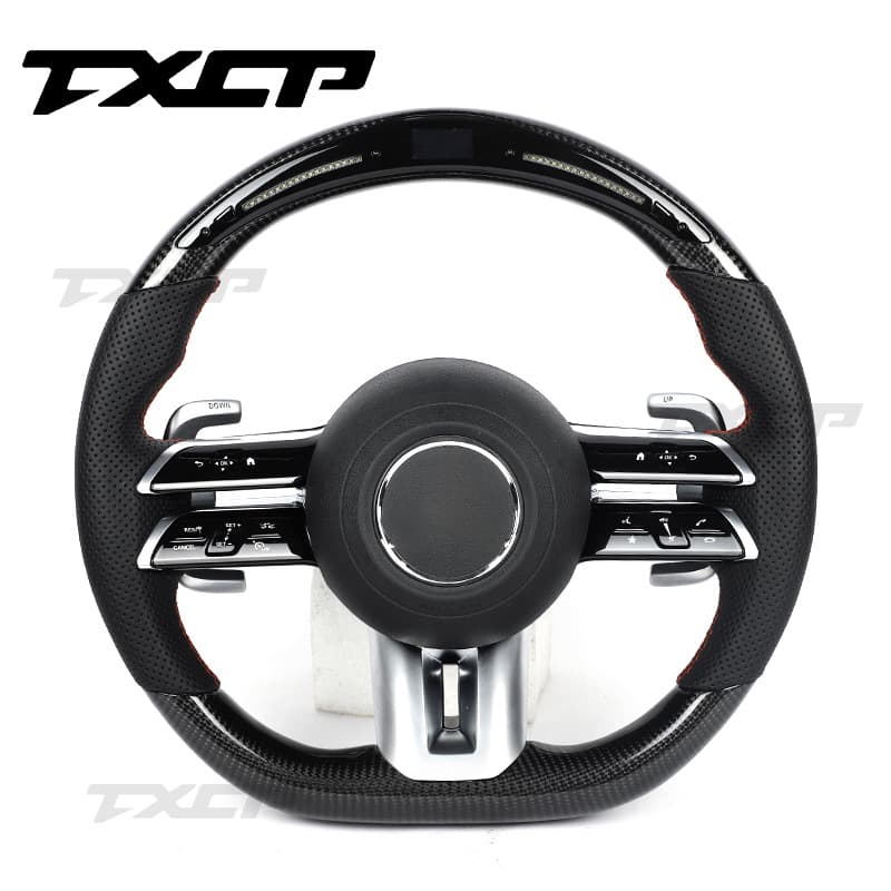 For Mercedes AMG A-Class B-Class C-Class G-Class E-Class S-Class CLA Modified Upgrade Carbon Fiber Dragonfly Steering Wheel