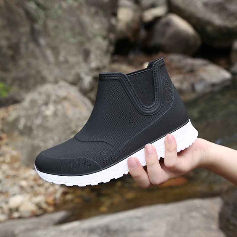 Cute Parent-Child Rain Boots, Anti-Slip Rain Shoes for Boys and Girls, Toddler and Student Water Shoes, Lightweight, Comfortable, Rubber