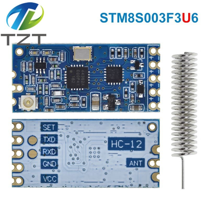 HC-12 SI4463 Wireless Transparent Serial Module Long Range 1000M 433M Wireless Transceiver Replacement for Bluetooth