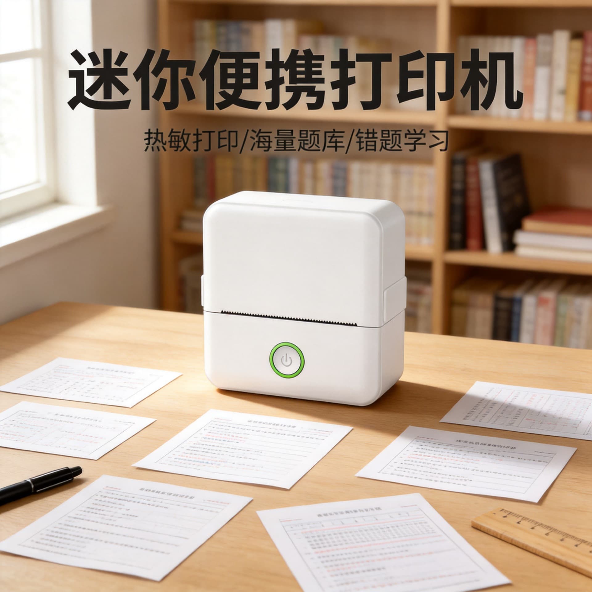 Label Small Portable Wireless Thermal Photo Bluetooth Printer Pocket Student Mini Wrong Title Label Printing