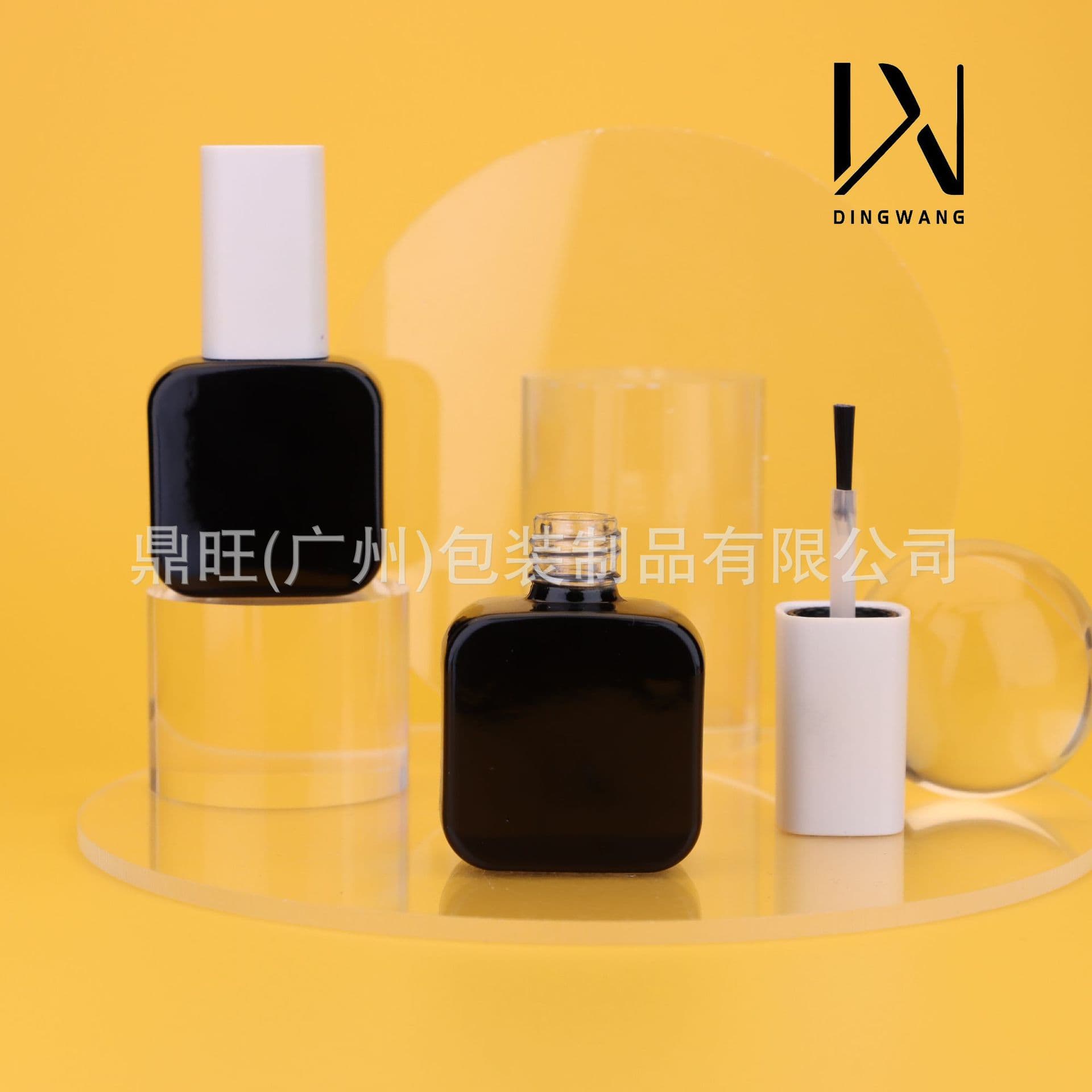 12ml Nail Gel Glass Empty Bottle, Custom Spray Electroplating Colored Light-Blocking Nail Gel Bottle, Nail Refill Bottle