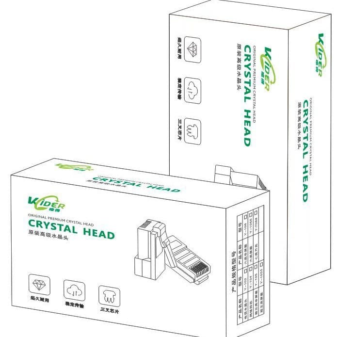 Weide Cat5e RJ45 Connector Cat6 RJ45 Connector 8P8C Boxed RJ45 Connector