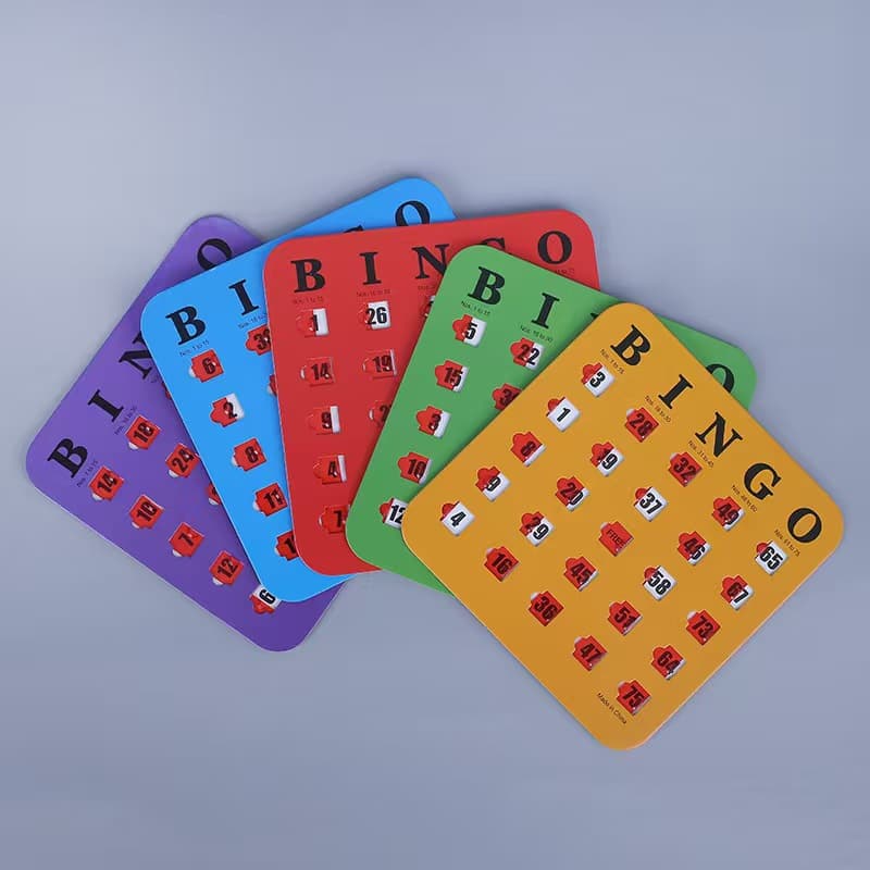 Cross-border Bingo Game Cards Logic Thinking Number Lottery Bingo Board Game Paper