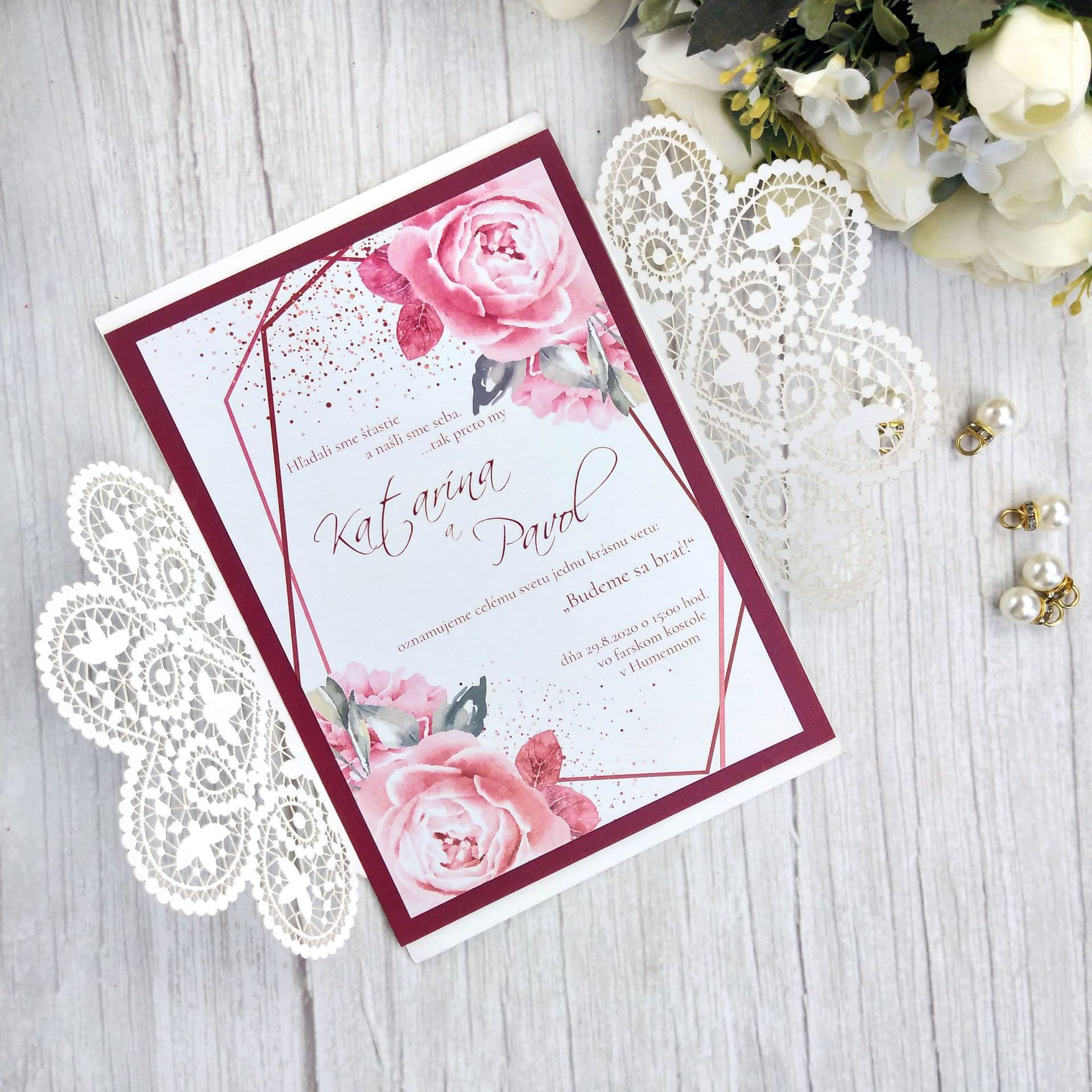 2025 New Style Two-Fold Wedding Invitation European Wedding Card Birthday Greeting Card Business Invitation Printable Inner Page