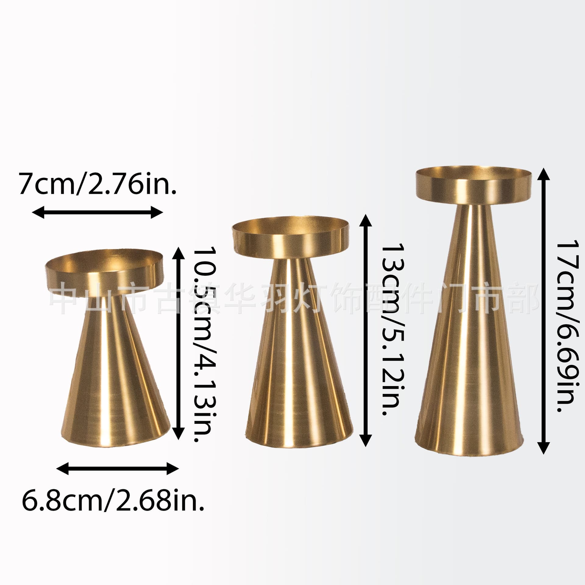 American Style Candle Holder Cross-Border New Product Romantic Candlelight Dinner Creative Iron Candle Holder Christmas Table Decoration