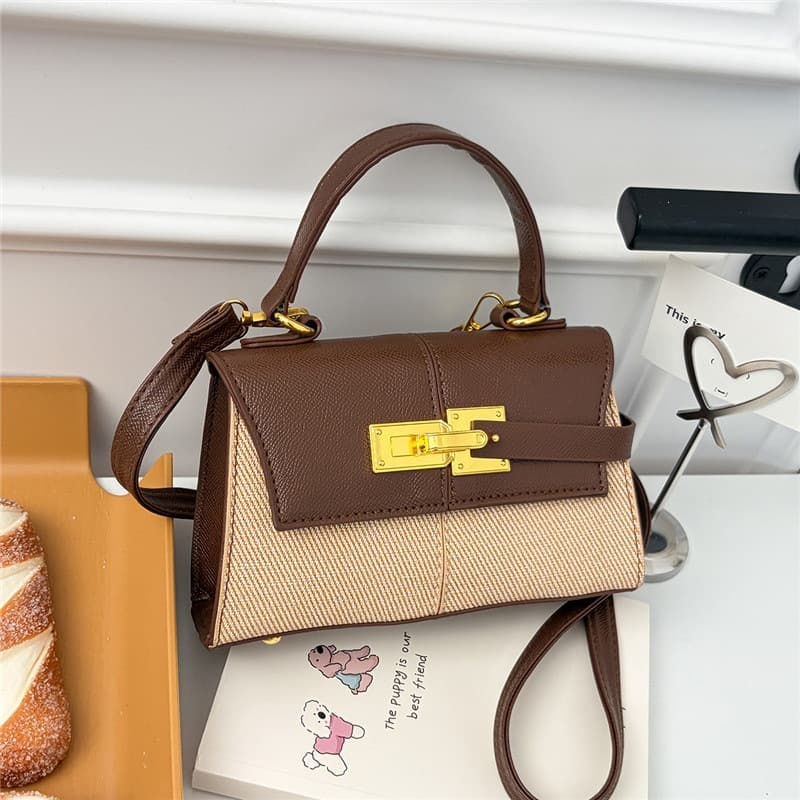 Cross-border New 2026 Spring Versatile Underarm Kelly Bag Women's High-end Niche Light Luxury Handbag Shoulder Crossbody