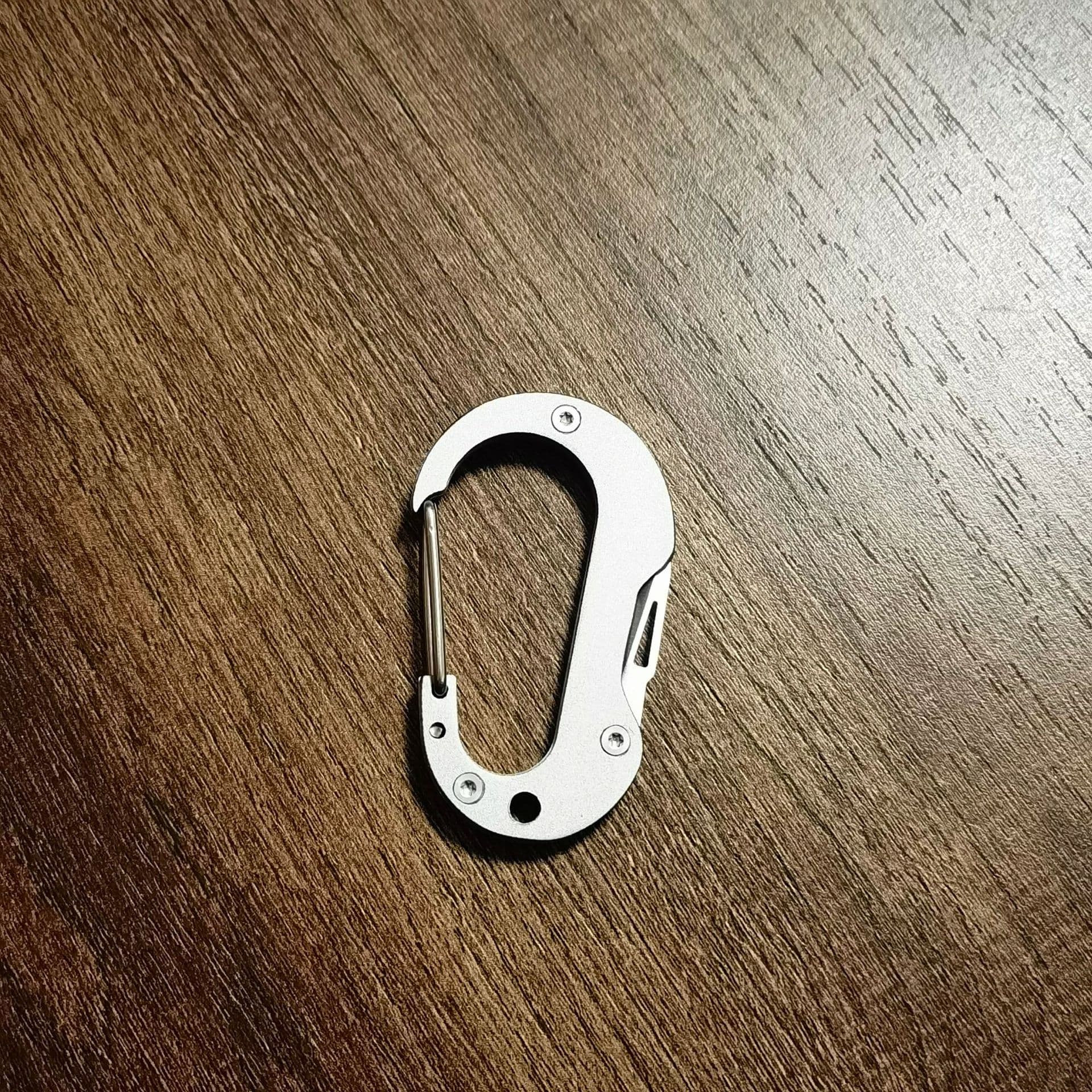 Outdoor Multifunctional Carabiner Rock Climbing Safety D-Shape Backpack Spring Hook Carabiner