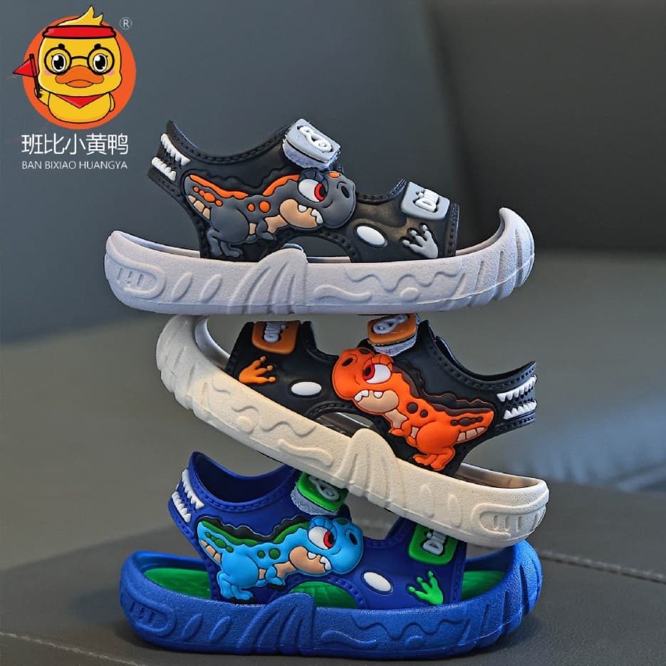 New Hot Selling Fashion Dinosaur Pattern Children's Sandals for Cross-Border E-commerce 878+3