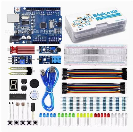 2024 Básico Kit for UNO R3 Component Pack - Beginner Kit with 830 Holes (Bread)