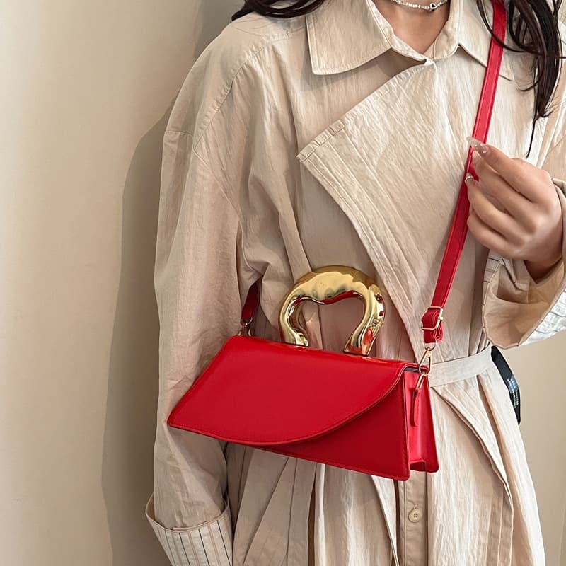 French Niche Design Small Square Handbag Women's Bag 2025 Summer New Light Luxury Shoulder Bag Commuting Crossbody Bag Wholesale