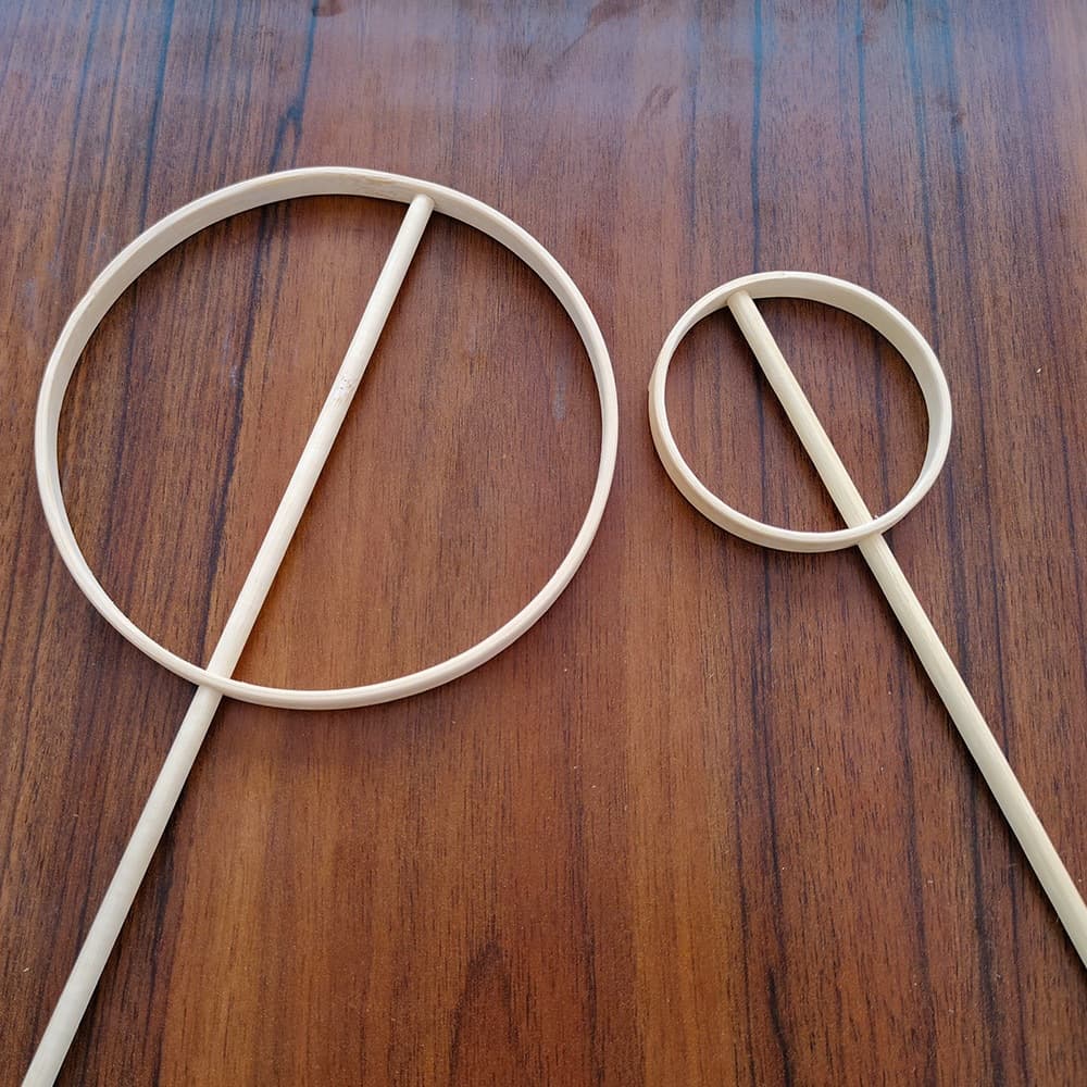 Bamboo embroidery stretcher adjustable embroidery bamboo hoop new cross stitch hoop tool flower stretcher embroidery hoop manufacturer spot wholesale