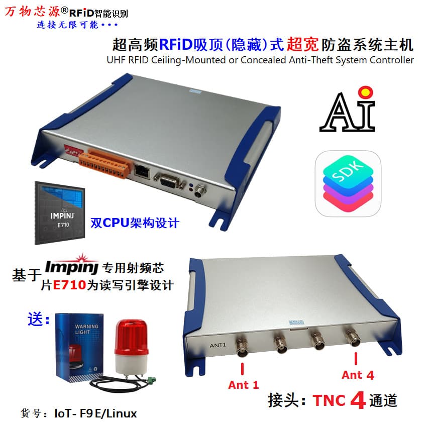 Supermarket Clothing Store Anti-Theft Alarm Reading Room Loss Prevention Archive Library Nursing Home Ceiling-Mounted Sensor