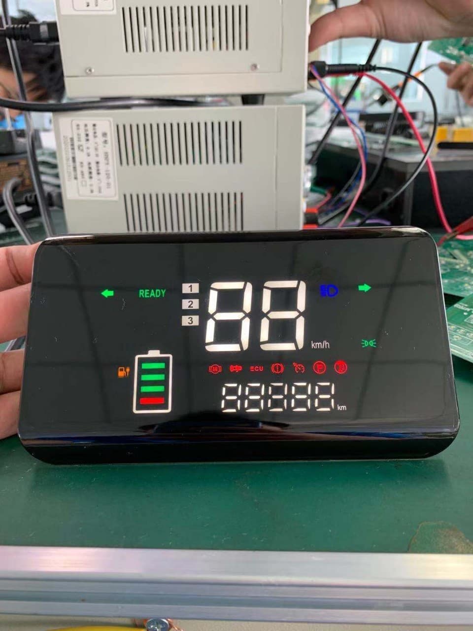H1 Electric Vehicle Instrument Panel Instrument Shell Modification LED Display A48V60V72V Big Golden Bull T1F6 Direct Sale