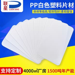 White PP plastic sheet, customizable die-cut shapes and sizes, luggage lining electronic divider