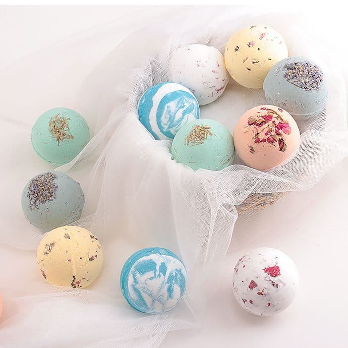 Romantic Bathing Salt Ball Moisturizing Soothing Bubble Bath Joyous 100g Skin Exfoliating Relaxing Bath Salt Ball