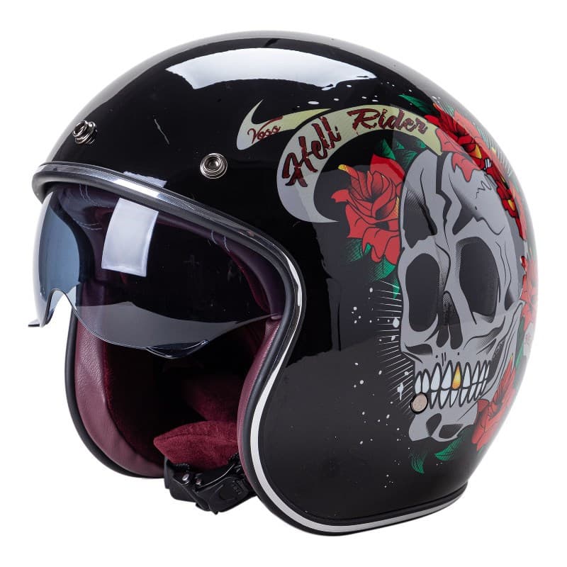 V060 Series American Retro Helmet Latte Style DOT ECE Helmet Wholesale Retail