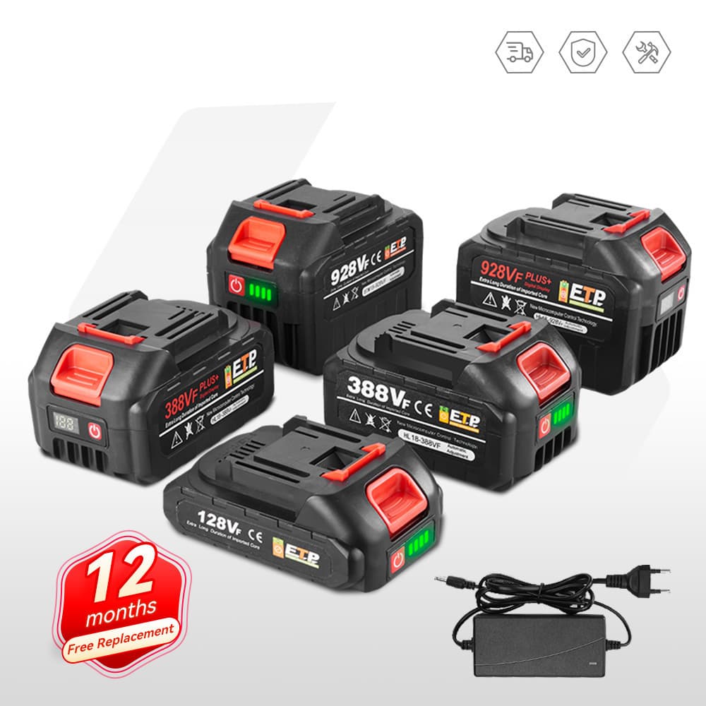 21V Makita Style Lithium-Ion Battery, Universal High Capacity for Electric Wrench, Angle Grinder, and Electric Chainsaw