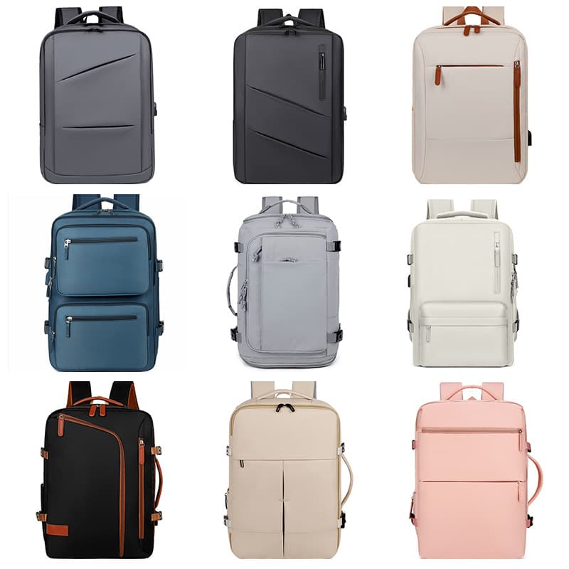 New Business Backpack with Multi-Functional Multi-Layer Storage, Expandable for Travel, Large Capacity, Simple Design, Laptop Bag