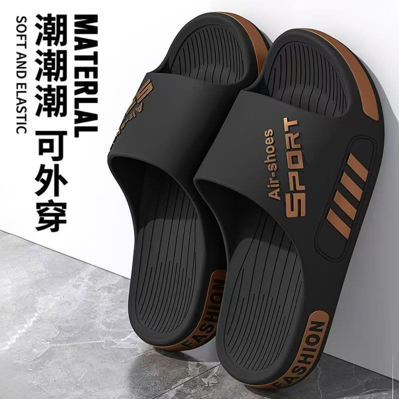 Anti-Slip Odor-Resistant Quiet Slippers for Men Summer Outdoor Antibacterial New Indoor Home Cloud-Feel Sandals
