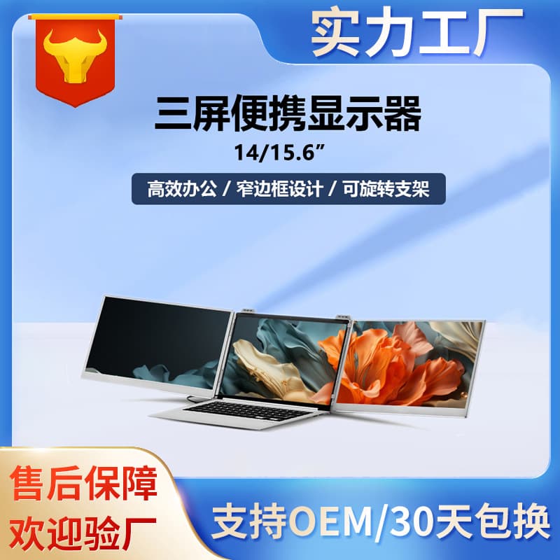 11.6 inch 13.3 inch 14 inch 15.6 inch 16 inch Dual Screen Portable Monitor Laptop Folding