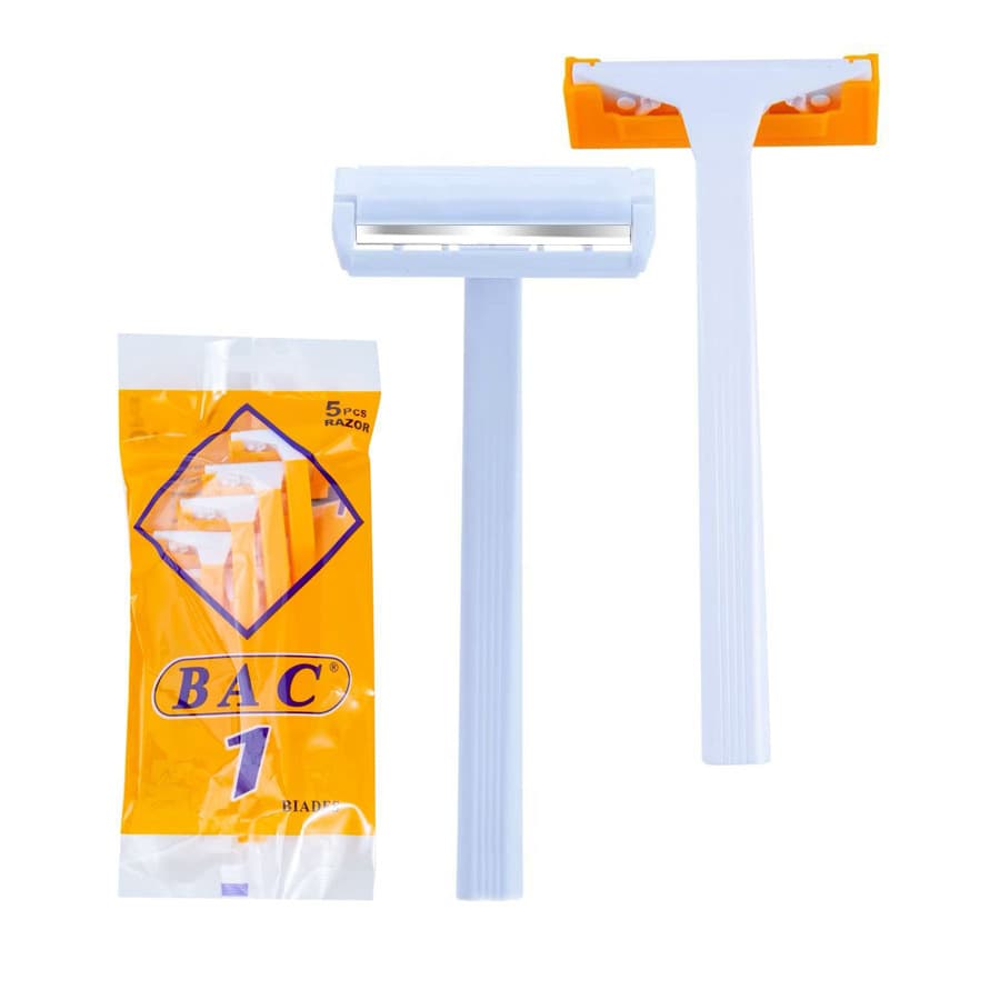 BAC disposable hair removal razor for women, manual shaver, hotel bathroom supplies