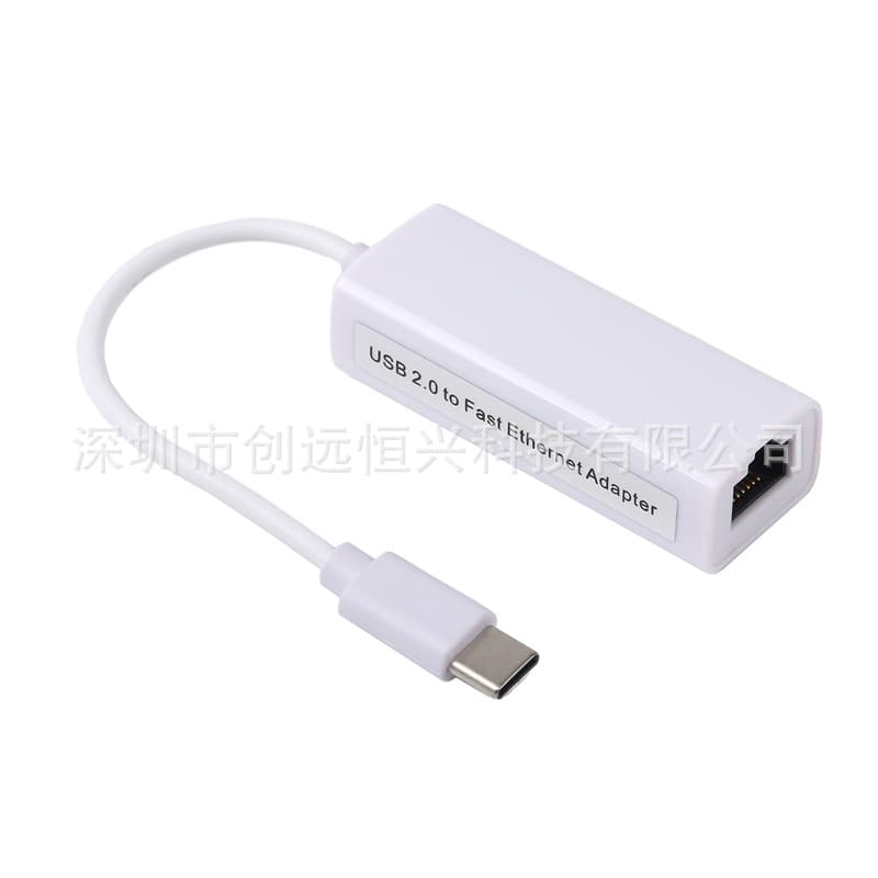Driver-Free Type-C to RJ45 100M Wired Network Card USB 3.1 for Mobile Phone Tablet to Ethernet Port CH9152A