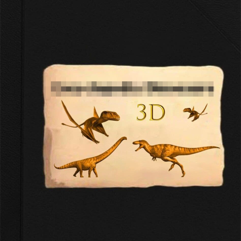 Amazon's best-selling cross-border foreign trade 3D paper carving crafts 3D dinosaur encyclopedia paper crafts