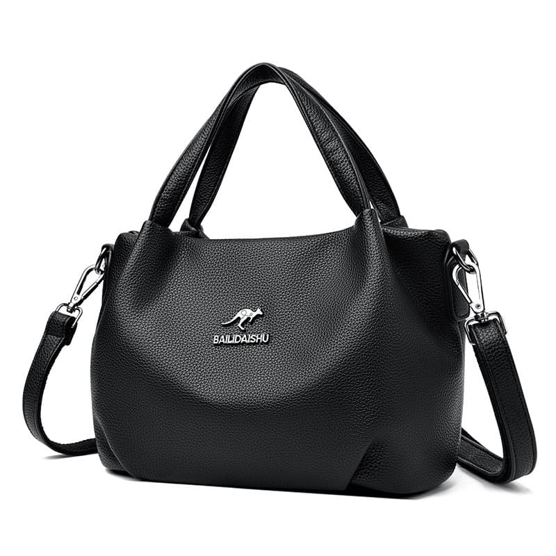 Cross-Border 2026 Women's High-End Soft Leather Handbag, Shoulder Bag, Crossbody Bag, Large Capacity, Lightweight, Versatile and Trendy