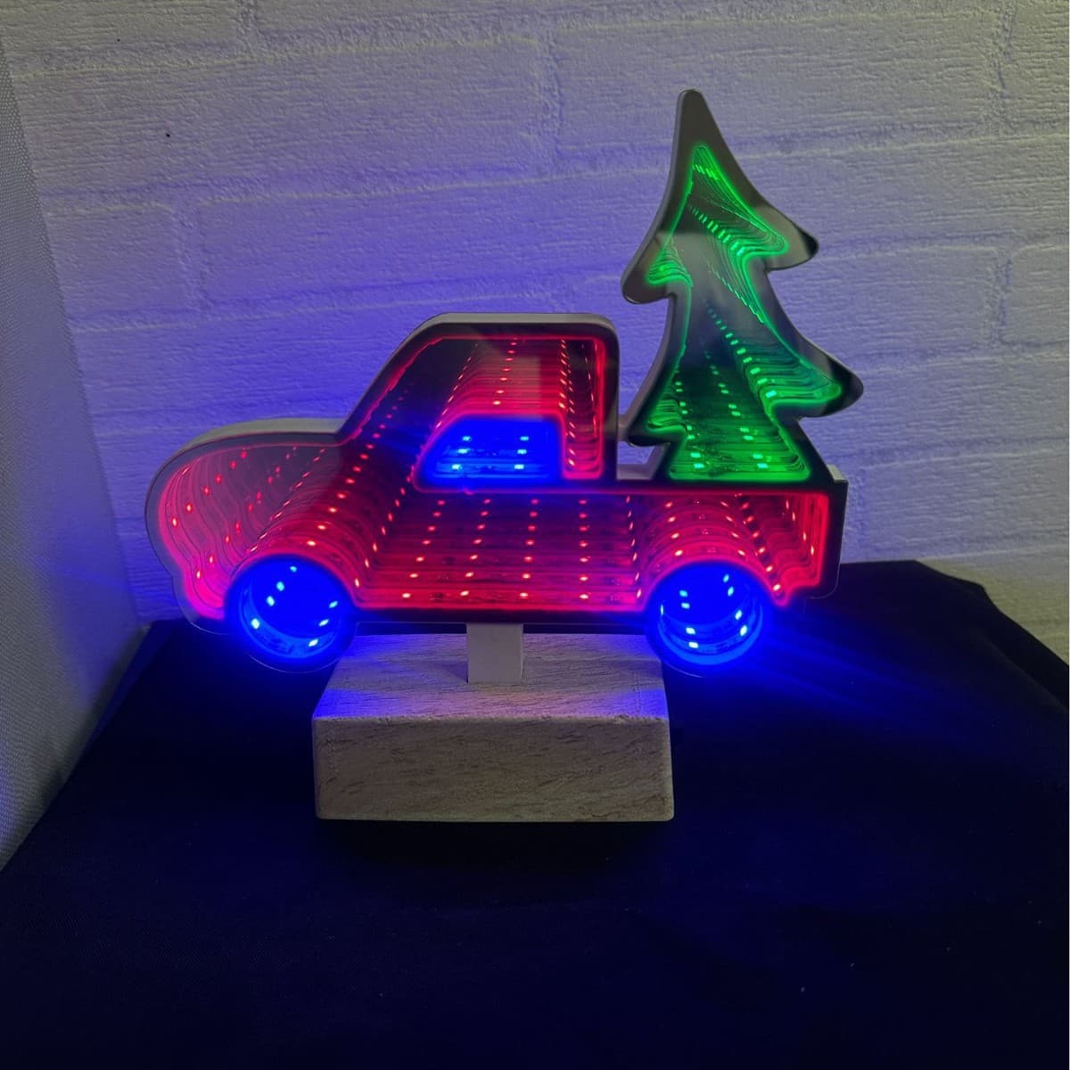 Cross-border LED Neon Light Pickup Truck Christmas Tree Mirror Bar Tunnel Light Ambient Light Decorative Light Wholesale