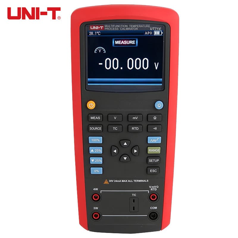 UNI-T UT714 Multifunction Temperature Calibrator UT715 Loop Calibrator UT725 Process Calibrator