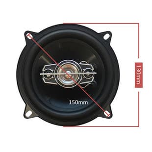 Factory Wholesale 5 Inch Car Audio Coaxial Speaker for Front Door Modification