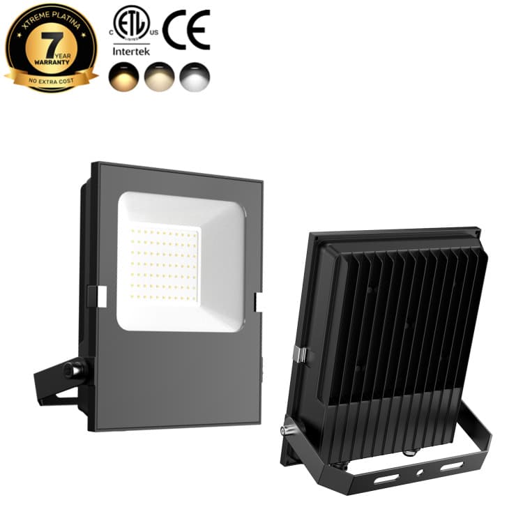 35W 50W 100W Joystick Power Adjustable 4-Color Outdoor LED Project Tunnel Floodlight Workshop Light Mains CB