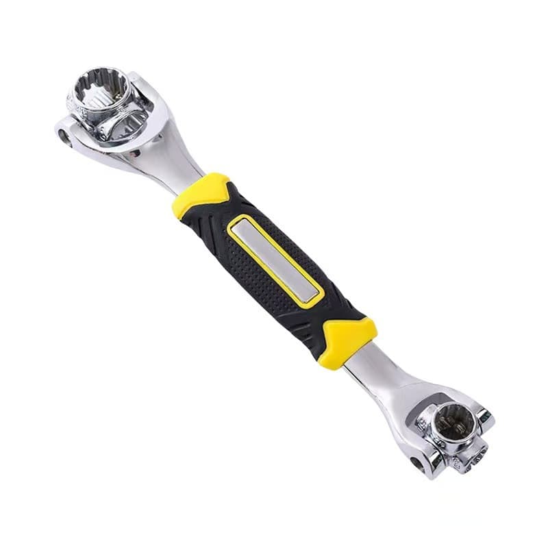 52-in-1 Multi-Function Gear Wrench Socket Set Metric & Imperial 360-Degree Multi-Purpose Socket Wrench Tool 8-19mm