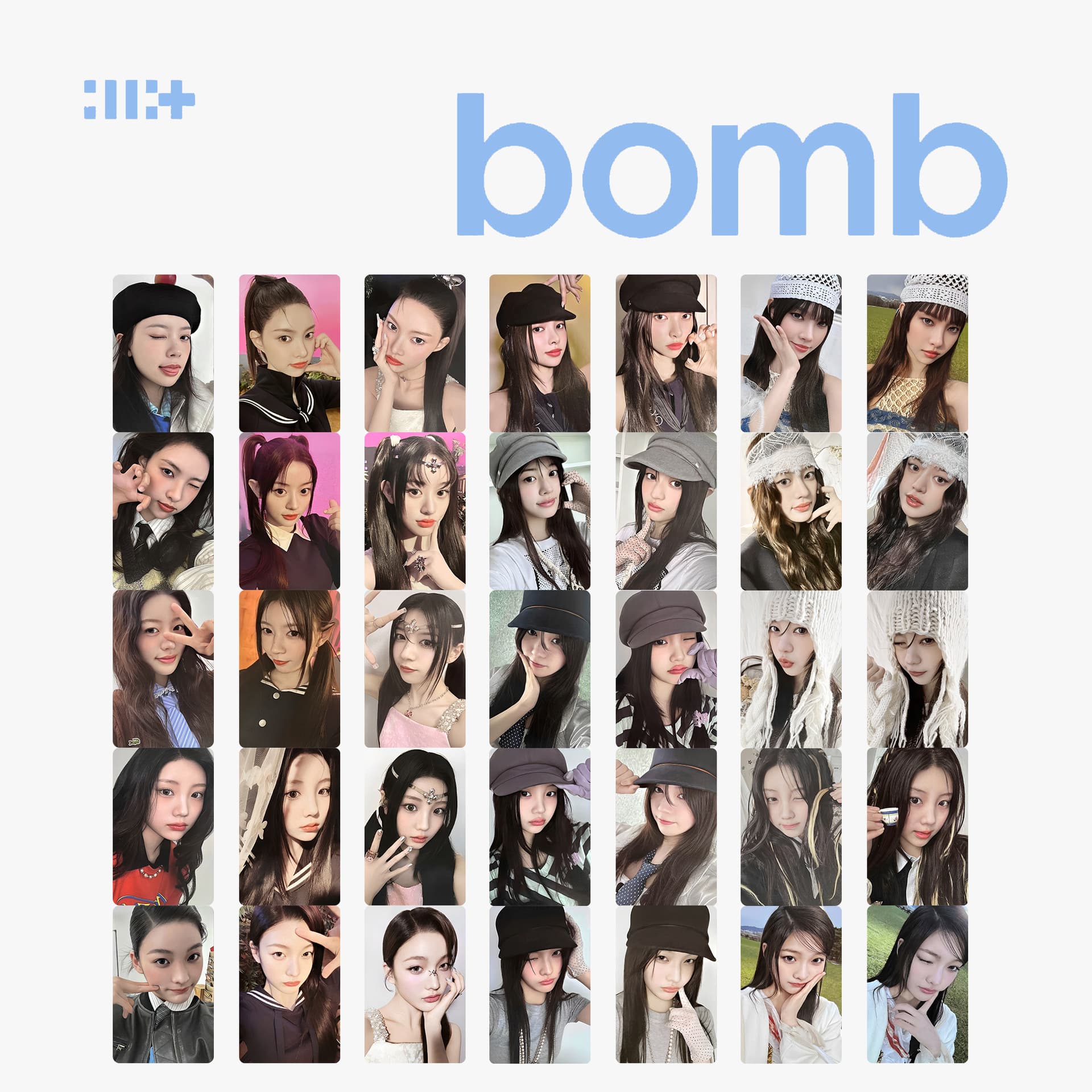 illit's new album Bomb album No Yoon, Park Min-joo, cute flower, Lee Won-hee Waien Iroha photo card