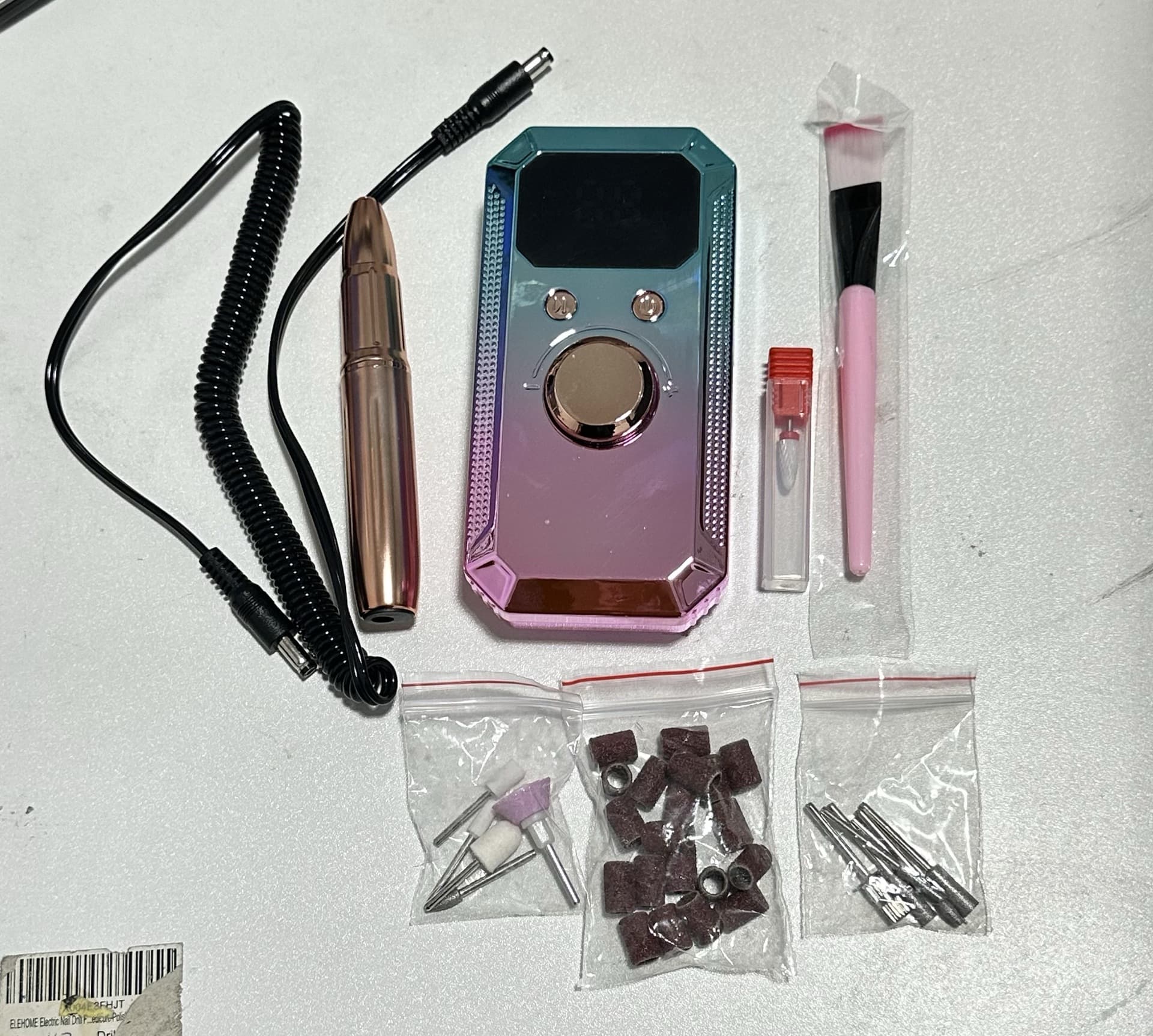 Cross-border Nail Drill Electric Small Nail Removal Tool Cuticle File Nail Bit Remover Pen Multifunctional Nail Grinder