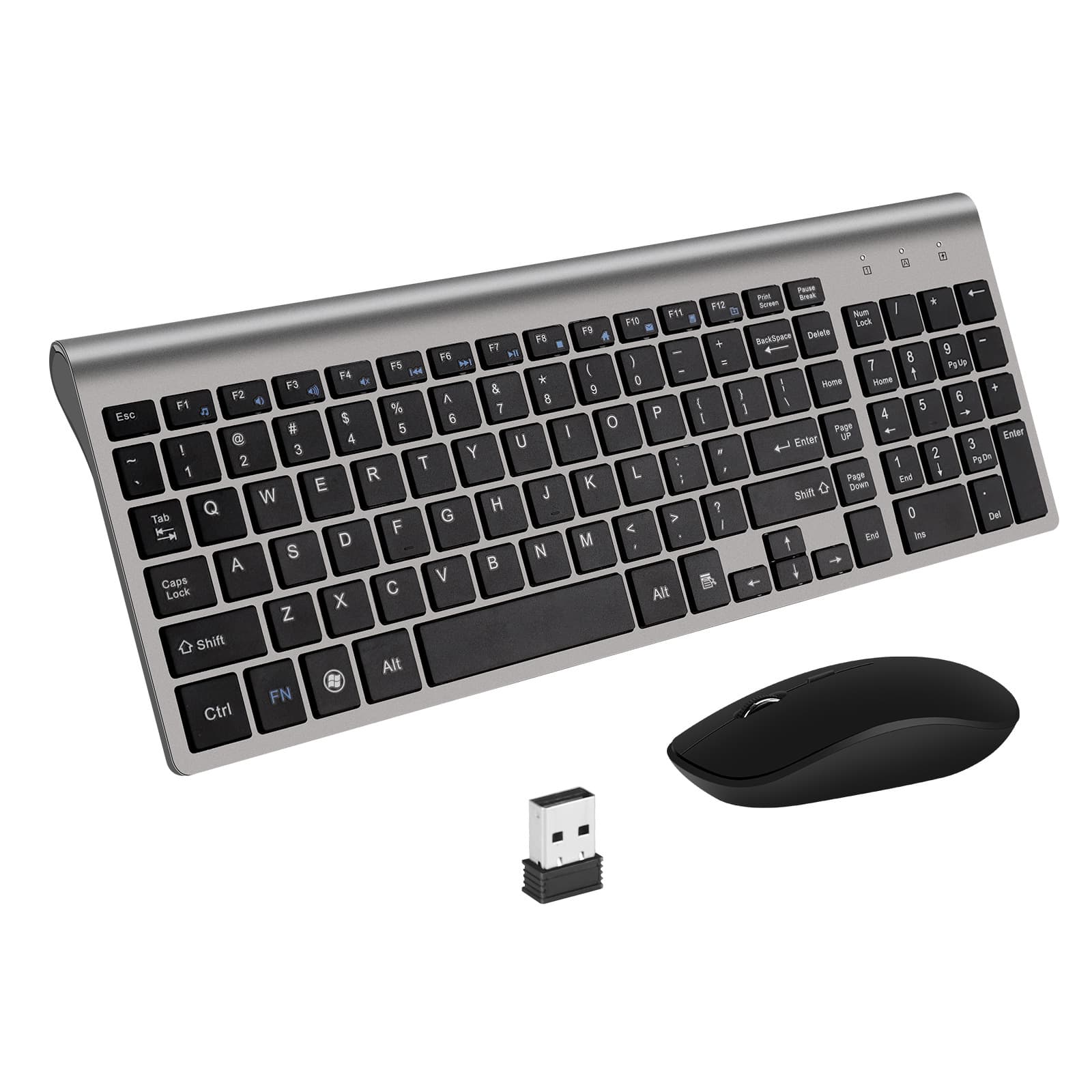 Cross-border 2.4G Wireless Keyboard and Mouse Combo Keyboard Mouse Set Mini Keyboard Mouse Set Wholesale Stock
