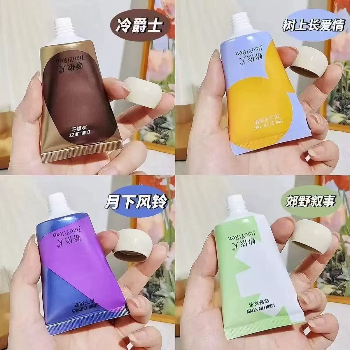 Jiaoyiren Little Chubby Hand Cream TikTok Same Style Hydrating Moisturizing Refreshing Nourishing Scented Universal Hand Cream Wholesale