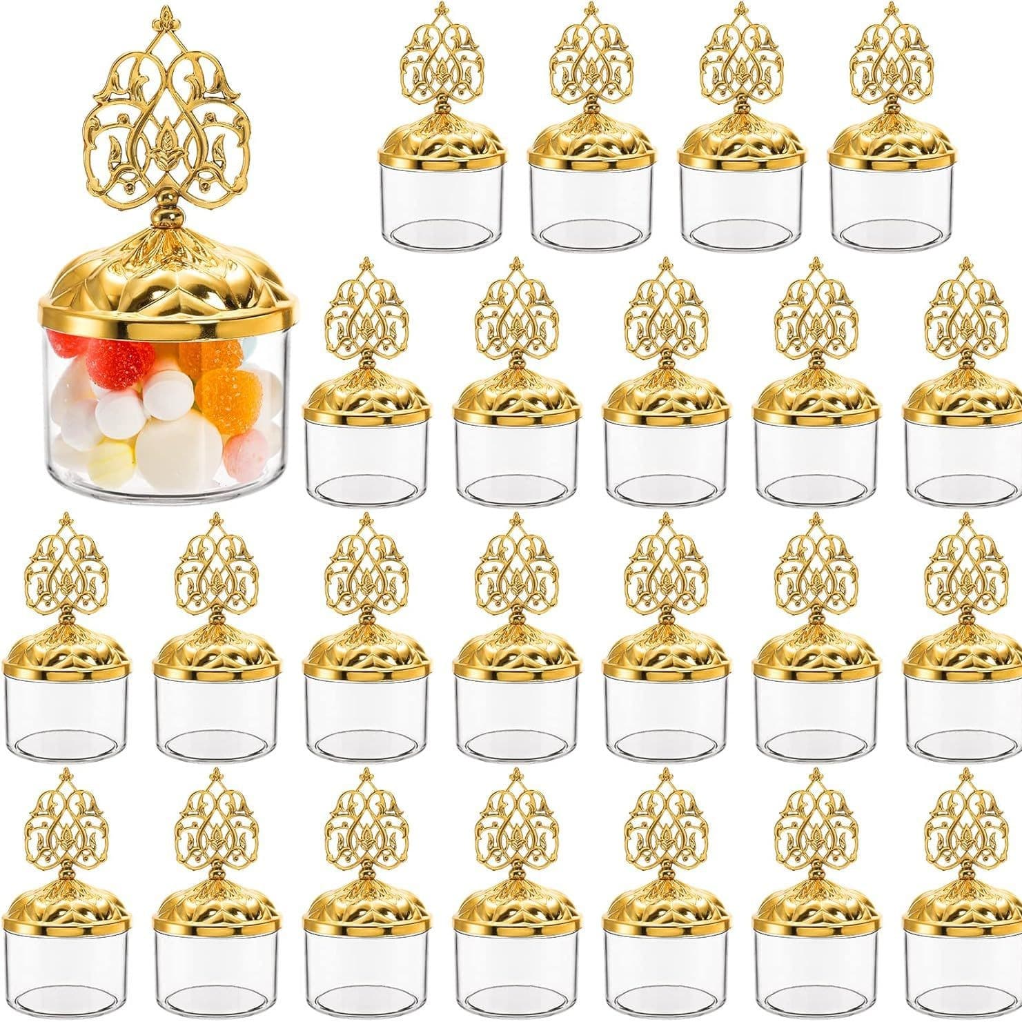 Fillable Crown Candy Stand Chocolate Dessert Storage Box Baby Shower Princess Birthday Party Candy Box