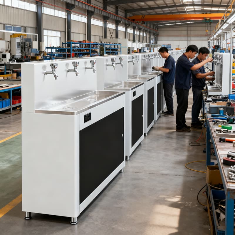 Customized energy-saving water heaters, commercial water boilers, fully automatic water purifiers, water boilers, and water dispensers (hot and cold).