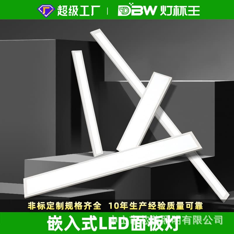 LED Panel Light 200*1200 Direct Light Panel Light 100*1200 Gypsum Board Cutout Embedded Ceiling Light