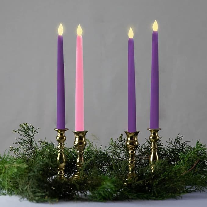 Cross-border Long Stem Electronic Candle Light Christmas Atmosphere Candlelight Dinner Decoration Wedding Glowing Fake Candle Wholesale