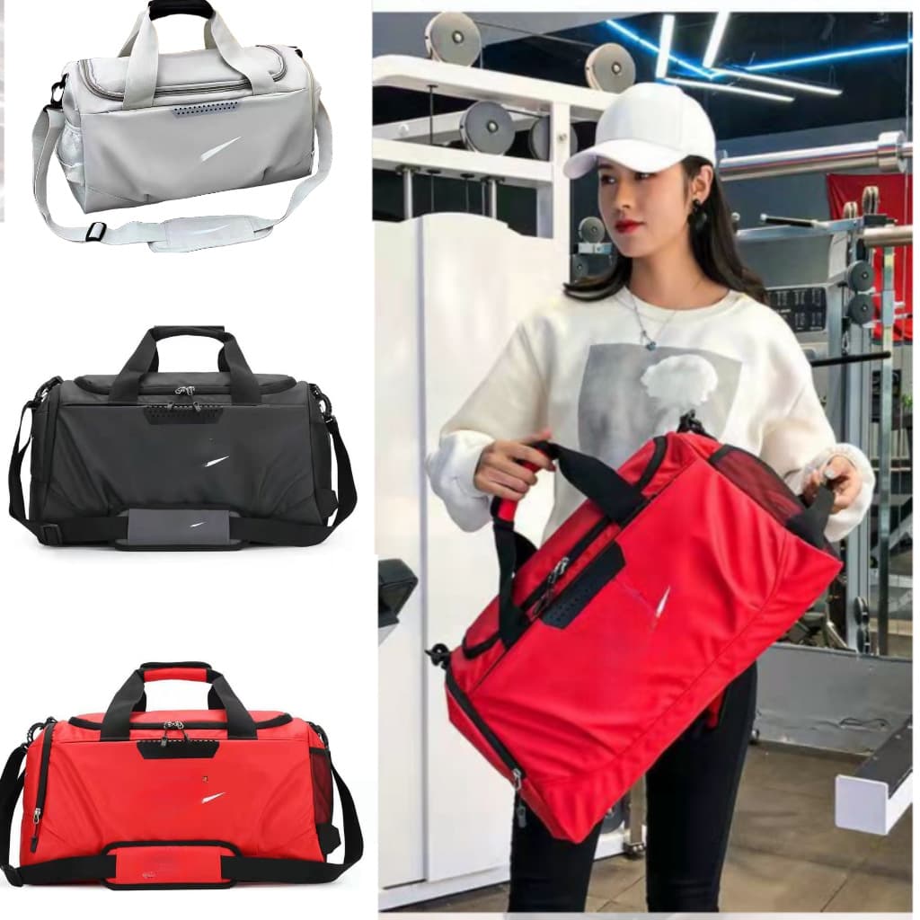 Wet and Dry Separation Sports Gym Bag Large Capacity Travel Bag for Men and Women Independent Shoe Compartment Luggage Bag Outdoor Training Bag Trendy